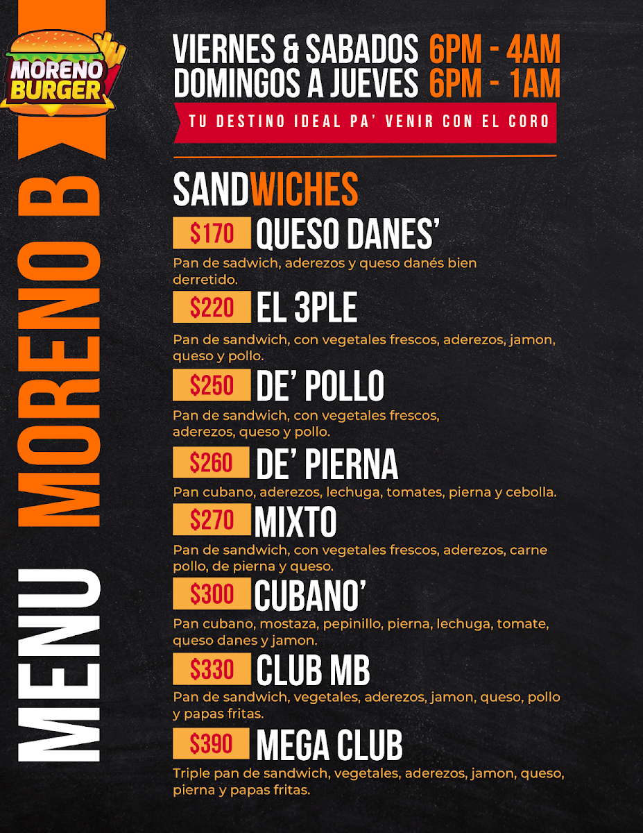Menu Moreno Burger Fast Food-2