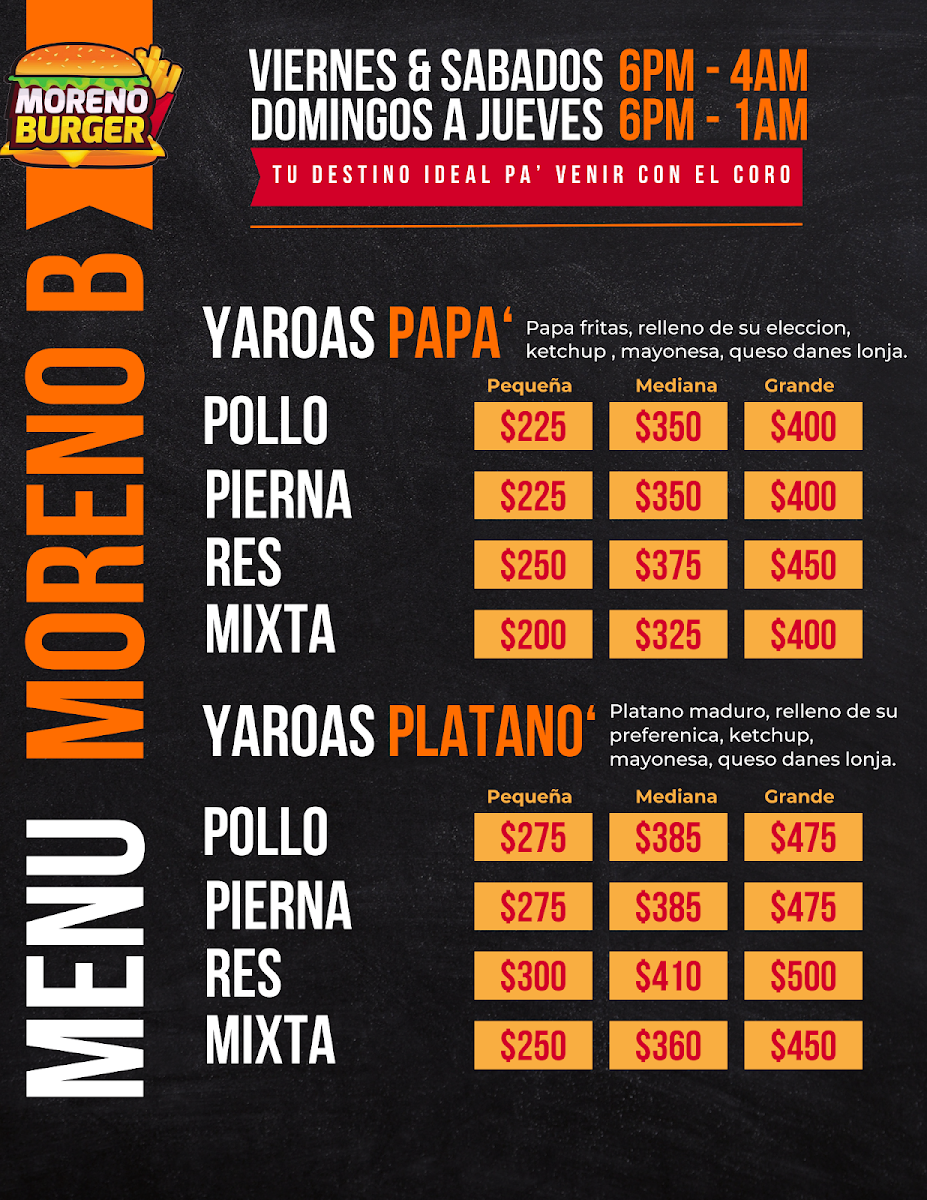 Menu Moreno Burger Fast Food-4