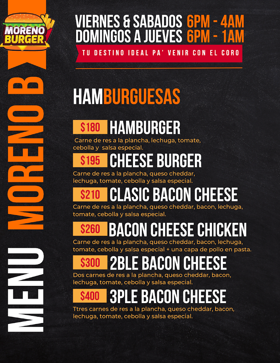 Menu Moreno Burger Fast Food-5
